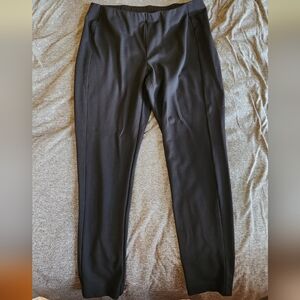 J. Jill - Womens Black Ponte Leggings Size Medium Petite